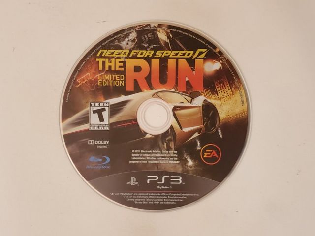 Sony PlayStation 3 Need for Speed The Run Limited Edition video game