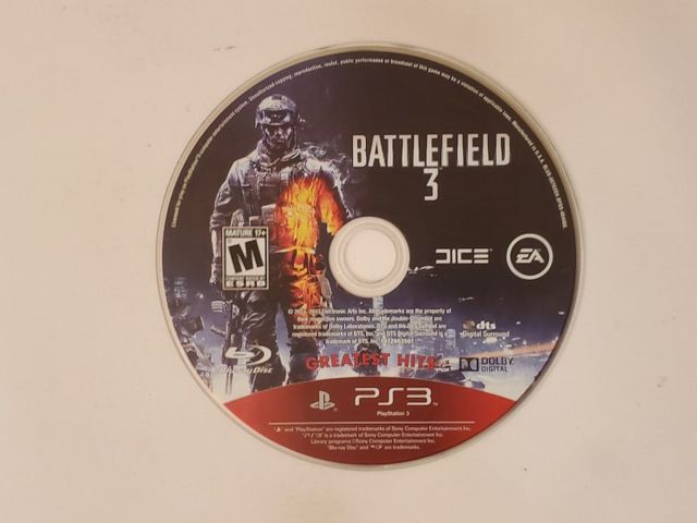 Sony PlayStation 3 Battlefield 3 Greatest Hits video game