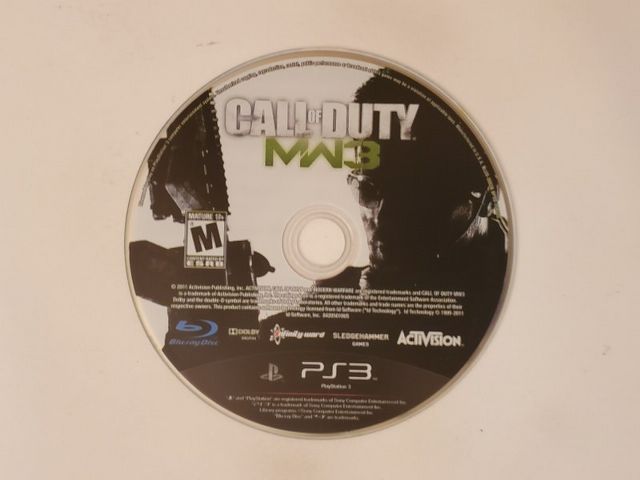 Sony PlayStation 3 Call of Duty Modern Warfare 3 video game
