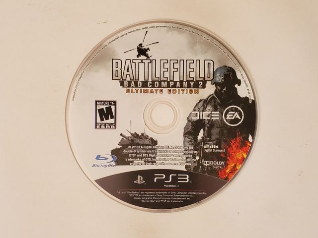 Sony PlayStation 3 Battlefield Bad Company 2 Ultimate Edition video game