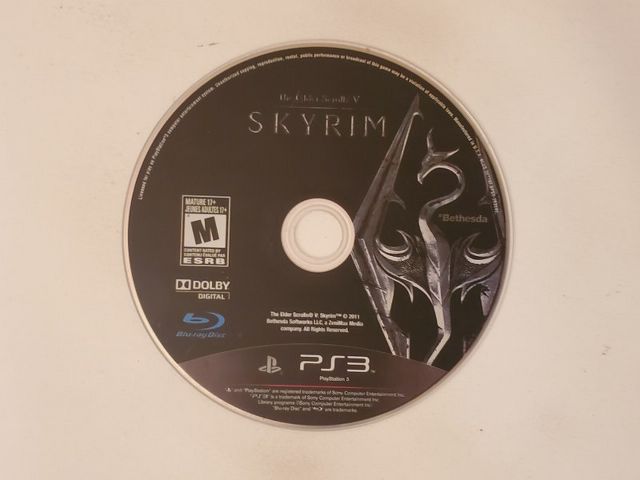 Sony PlayStation 3 Skyrim The Elder Scrolls V video game