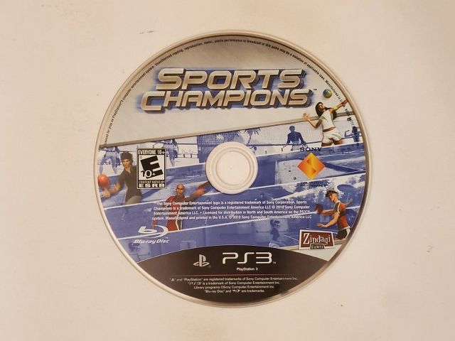 Sony PlayStation 3 Sports Champions video game