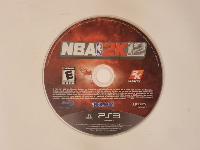 Sony PlayStation 3 NBA 2K12 video game