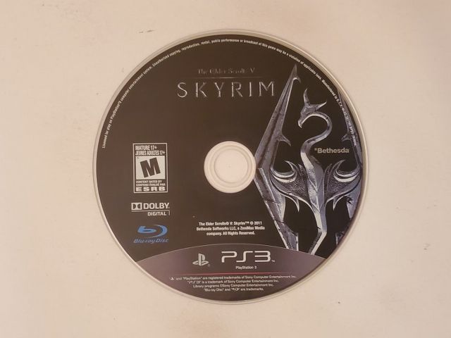Sony PlayStation 3 Skyrim The Elder Scrolls V video game