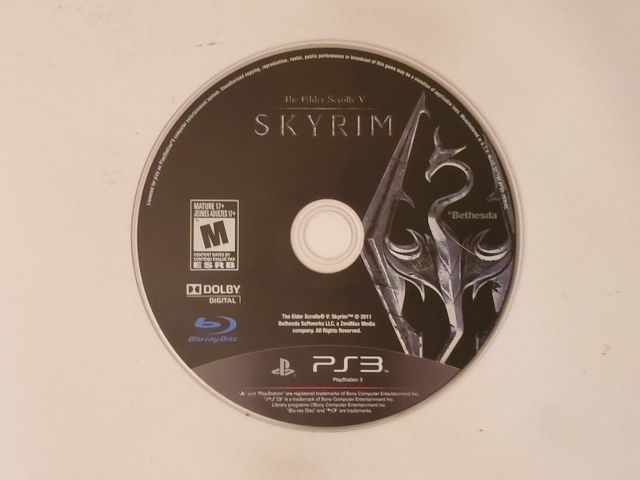 Sony PlayStation 3 Skyrim The Elder Scrolls V video game