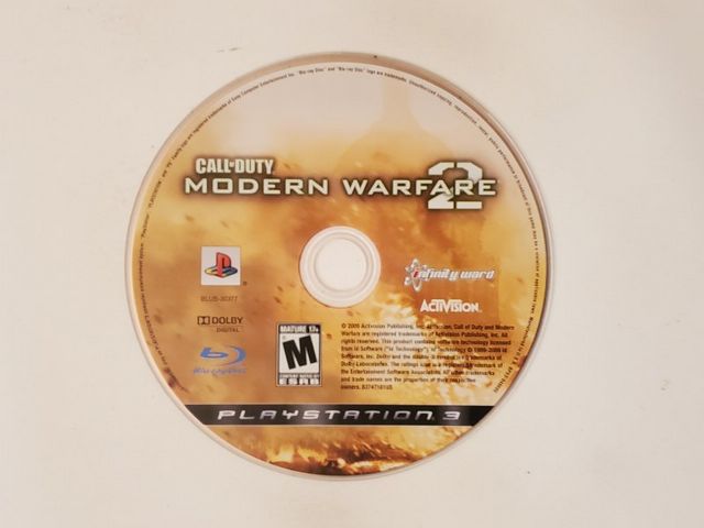 Sony PlayStation 3 Call of Duty Modern Warfare 2 video game