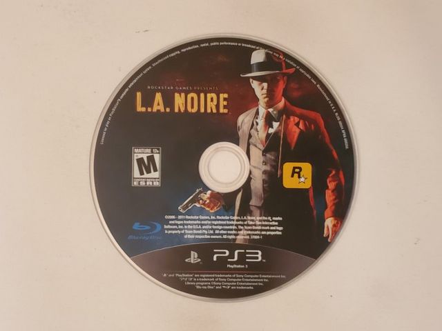 Sony PlayStation 3 L.A. Noire video game