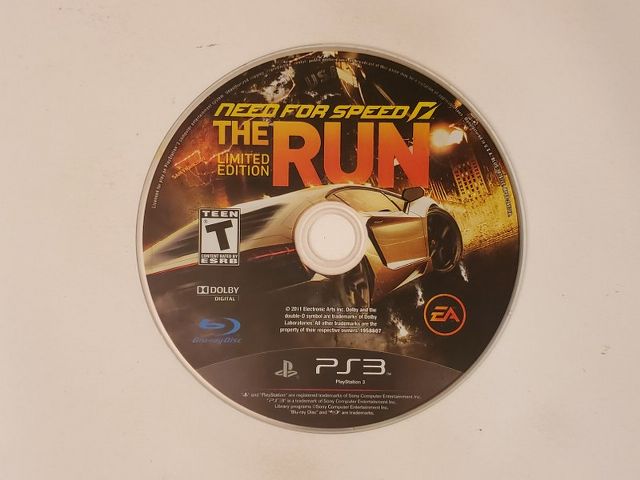 Sony PlayStation 3 Need for Speed The Run Limited Edition video game