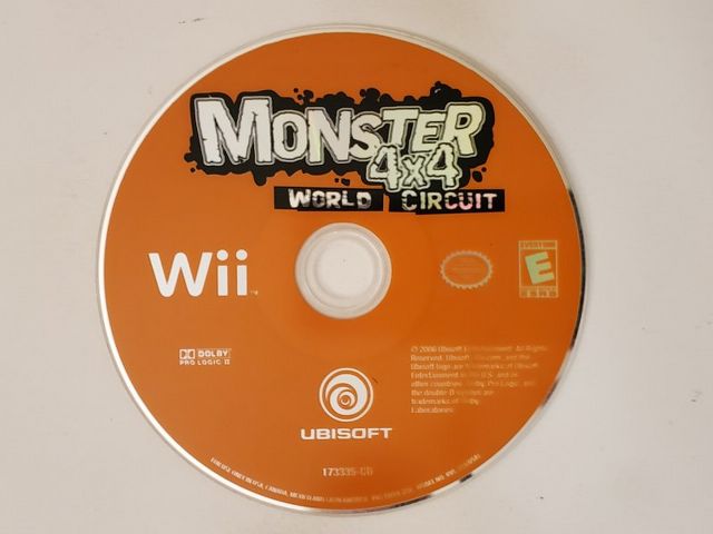 Nintendo Wii Monster 4x4 World Circuit video game