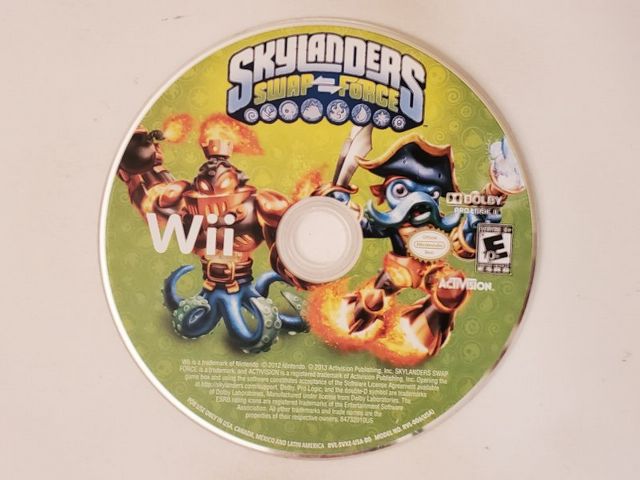 Nintendo Wii Skylanders Swap Force video game