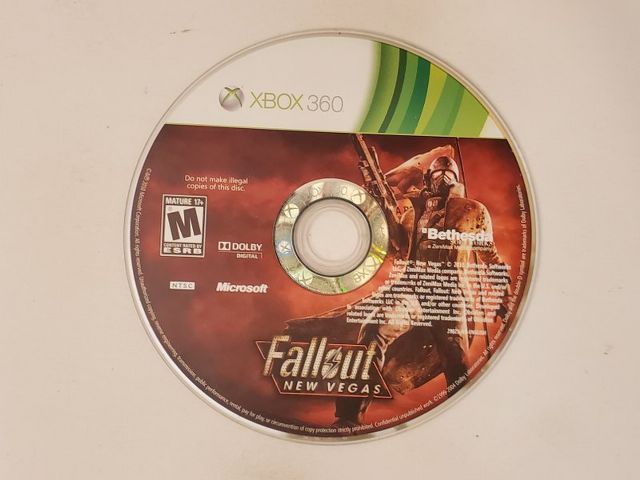 Microsoft Xbox 360 Fallout New Vegas video game