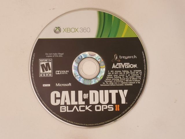 Microsoft Xbox 360 Call of Duty Black Ops II video game