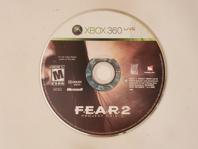 Microsoft Xbox 360 Fear 2 Project Origin video game