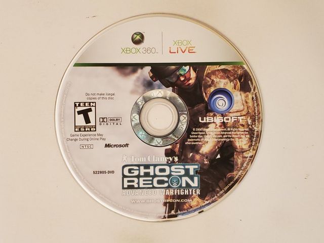 Microsoft Xbox 360 Tom Clancy's Ghost Recon Advanced Warfighter video game