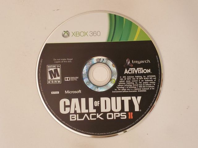 Microsoft Xbox 360 Call of Duty Black Ops II video game