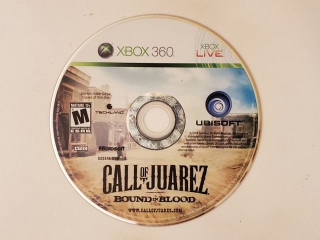 Microsoft Xbox 360 Call of Juarez Bound In Blood video game