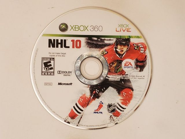Microsoft Xbox 360 NHL 10 video game