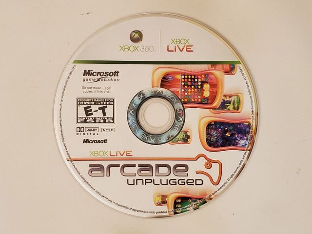 Microsoft Xbox 360 Xbox Live Arcade Unplugged video game