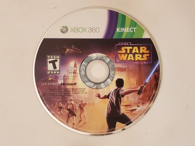 Microsoft Xbox 360 Kinect Star Wars video game