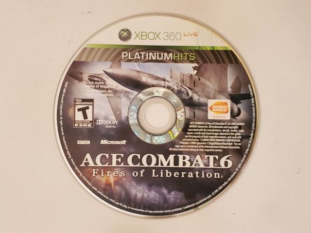 Microsoft Xbox 360 Ace Combat 6 Fires of Liberation Platinum Hits video game