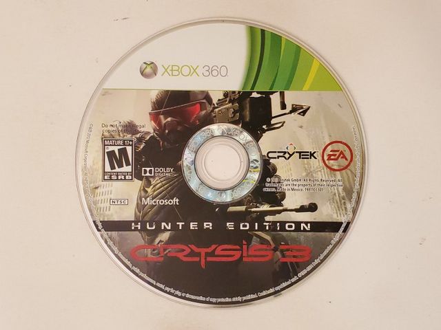 Microsoft Xbox 360 Crysis 3 Hunter Edition video game
