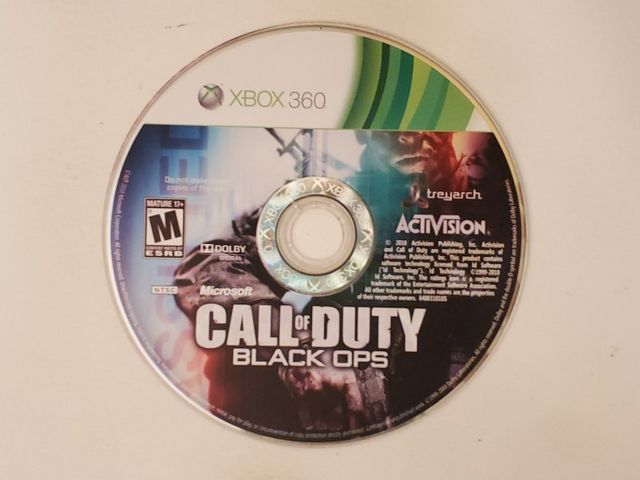 Microsoft Xbox 360 Call of Duty Black Ops video game