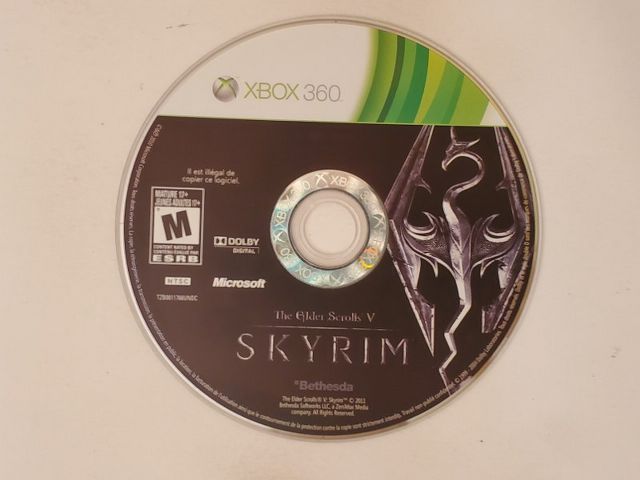 Microsoft Xbox 360 Skyrim The Elder Scrolls V video game