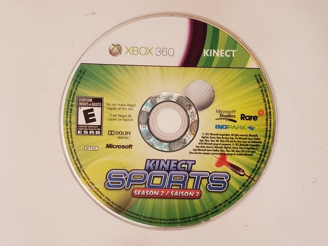 Microsoft Xbox 360 Kinect Sports Season 2 video game