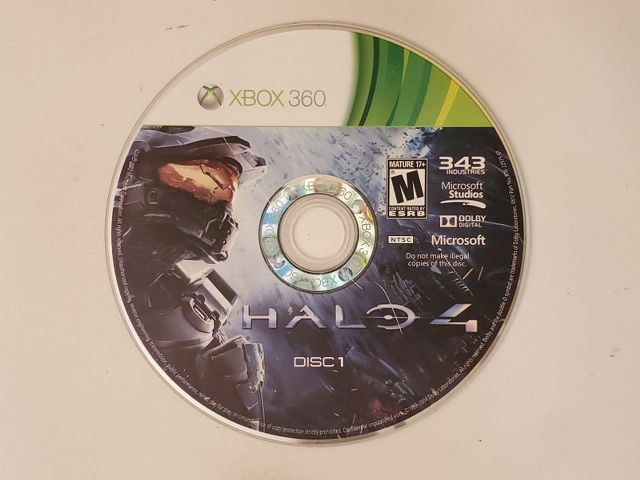 Microsoft Xbox 360 Halo 4 Disc 1 video game