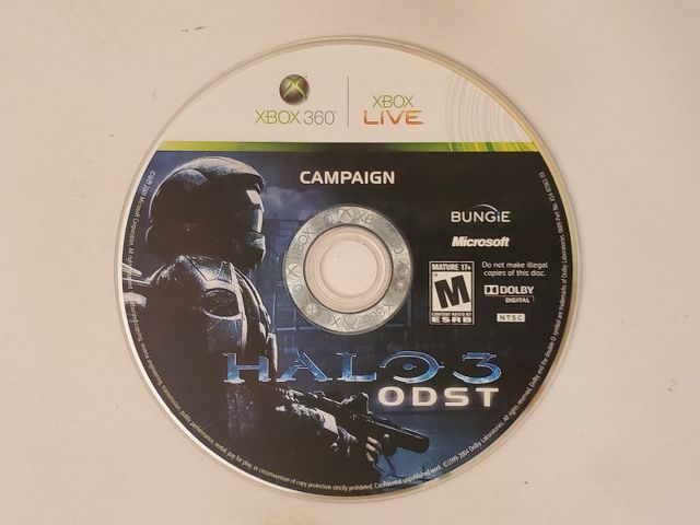 Microsoft Xbox 360 Halo 3 ODST Campaign video game