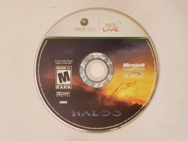 Microsoft Xbox 360 Halo 3 video game