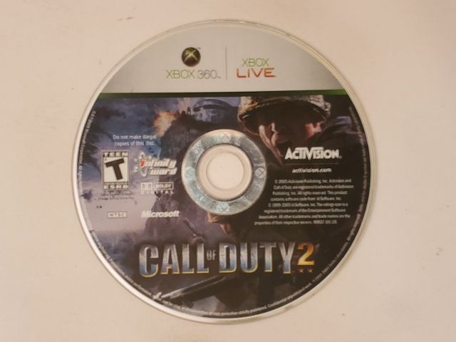 Microsoft Xbox 360 Call of Duty 2 video game