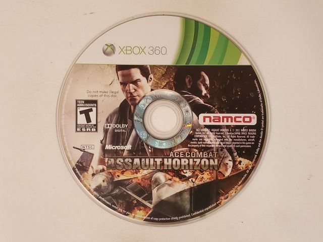 Microsoft Xbox 360 Ace Combat Assault Horizon video game