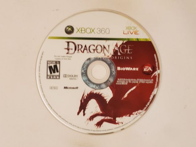 Microsoft Xbox 360 Dragon Age Origins video game