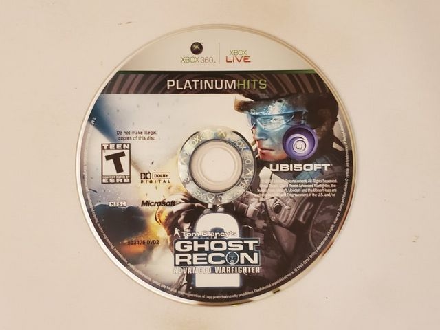 Microsoft Xbox 360 Tom Clancy's Ghost Recon Advanced Warfighter: Platinum Hits video game