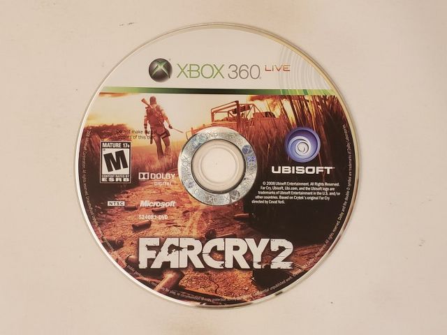 Microsoft Xbox 360 Farcry 2 video game