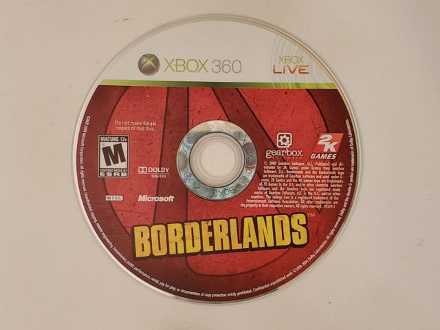 Microsoft Xbox 360 Borderlands video game