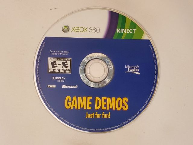 Microsoft Xbox 360 Game Demos video game