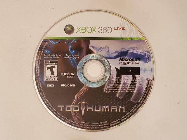 Microsoft Xbox 360 Too Human video game