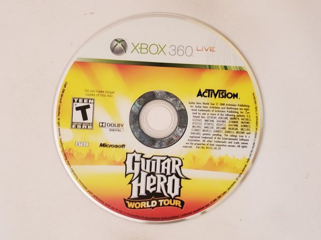 Microsoft Xbox 360 Guitar Hero World Tour video game