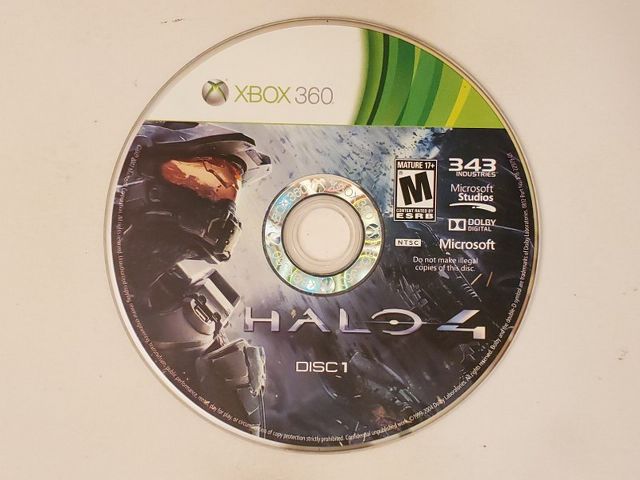 Microsoft Xbox 360 Halo 4 Disc 1 video game