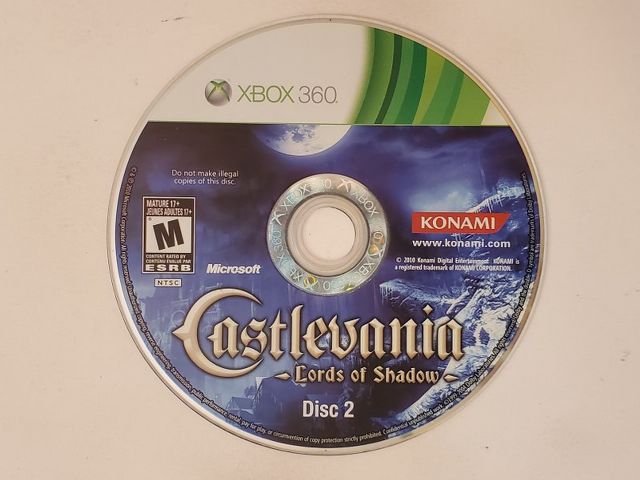 Microsoft Xbox 360 Castlevania: Lords of Shadow Disc 2 video game
