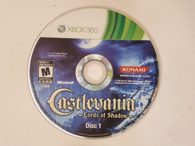 Microsoft Xbox 360 Castlevania: Lords of Shadow Disc 1 video game