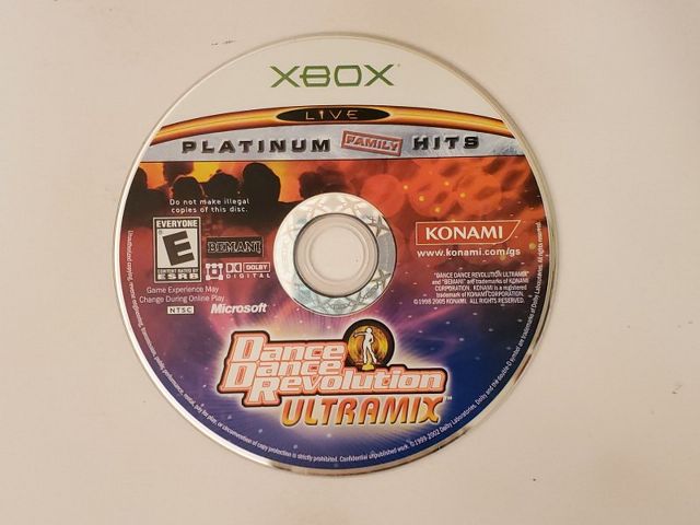 Microsoft Xbox Dance Dance Revolution Ultramix - Platinum Family Hits video game