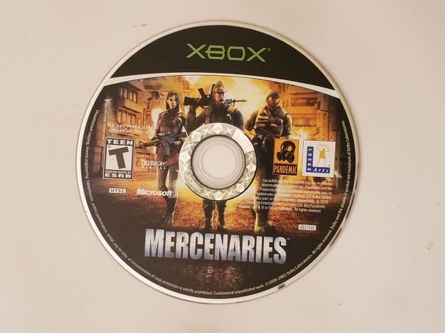 Microsoft Xbox Mercenaries video game