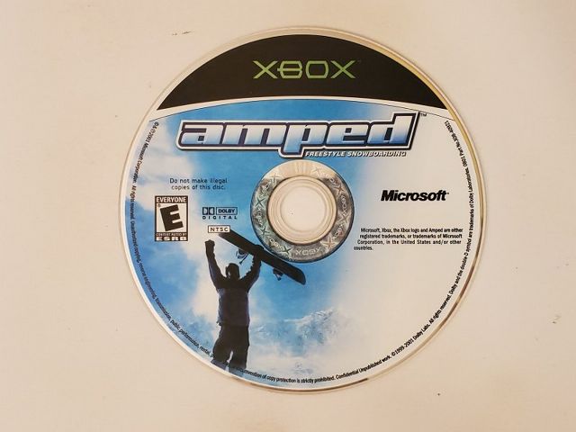 Microsoft Xbox Amped Freestyle Snowboarding video game