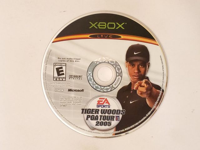 Microsoft Xbox Tiger Woods PGA Tour 2005 video game