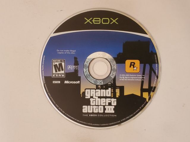 Microsoft Xbox Grand Theft Auto III: The Xbox Collection video game