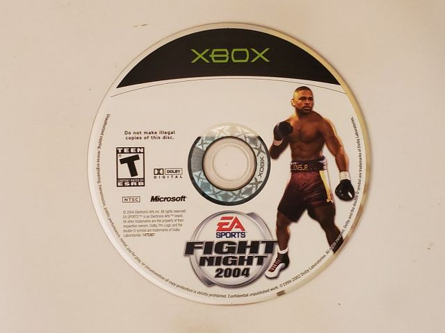 Microsoft Xbox Fight Night 2004 video game