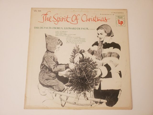 The De Paur Chorus The Spirit of Christmas vinyl record
